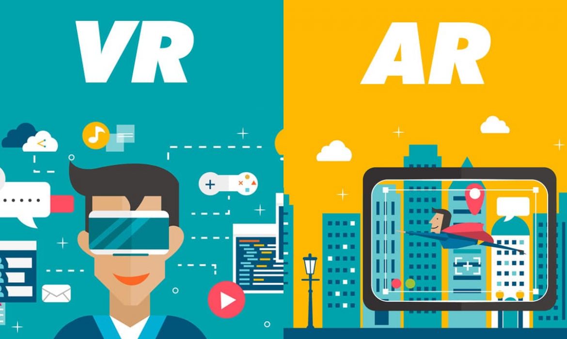 Ilustrasi Virtual Reality Dan Augmented Reality